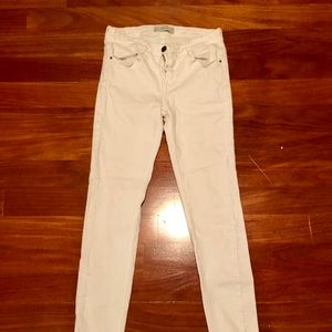 Zara white skinny jeans